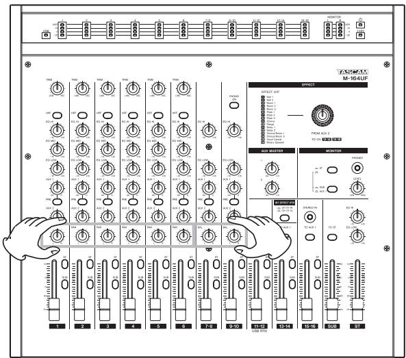 TASCAM M-164UF - AUX 2 - 1