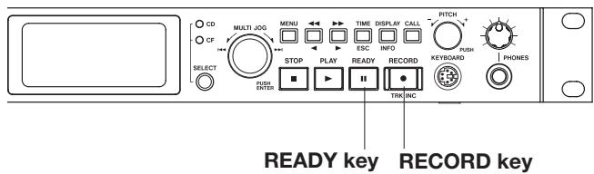 TASCAM SS-CDR1 - Basic recording operation - 1