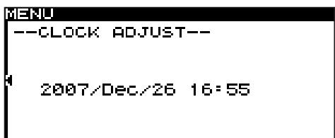 TASCAM SS-CDR1 - Setting the date and time - 3