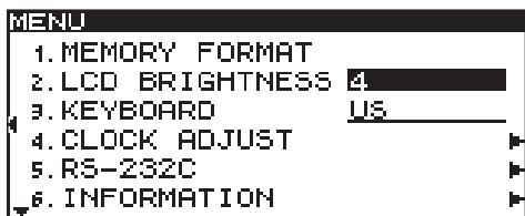TASCAM SS-CDR1 - Adjusting the brightness - 2