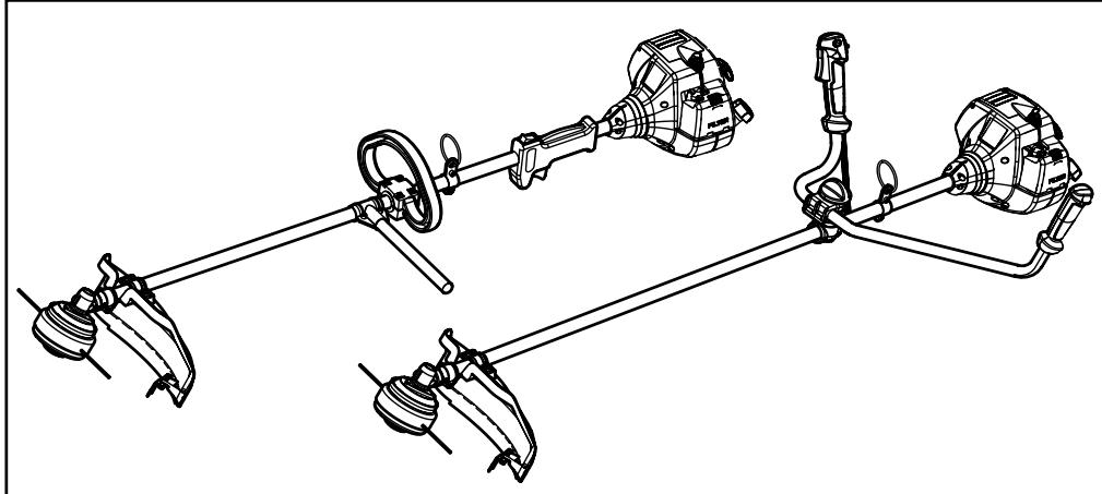 PARTNER B 300L, 30CC, STRAIGHT SHAFT, LOOP HANDLE, STRAP - Electrolux - 1