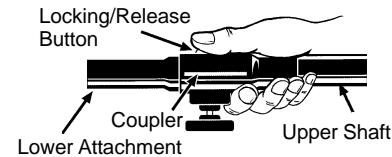 PARTNER T 280 - REMOVING TRIMMER ATTACHMENT (OR OTHER OPTIONAL ATTACHMENTS) - 2