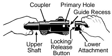 PARTNER T 280 - INSTALLING TRIMMER ATTACHMENT - 2