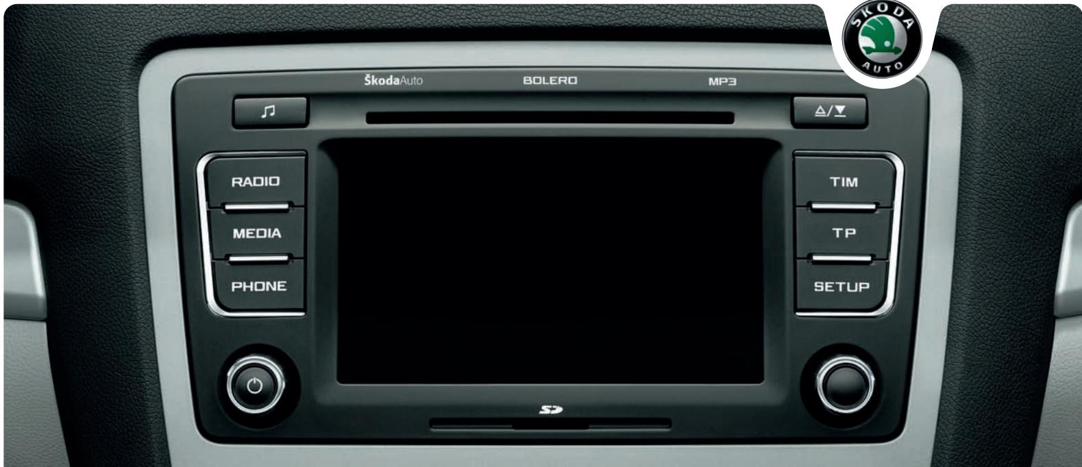 SKODA CAR RADIO BOLERO - 1