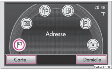 SKODA NAVIGATION SYSTEM AMUNDSEN - Menu principal Navigation - 1