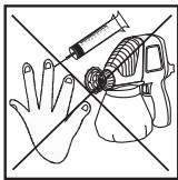 EARLEX SUPER SPRAYER 100 - SAFETY WARNING LABEL - 1