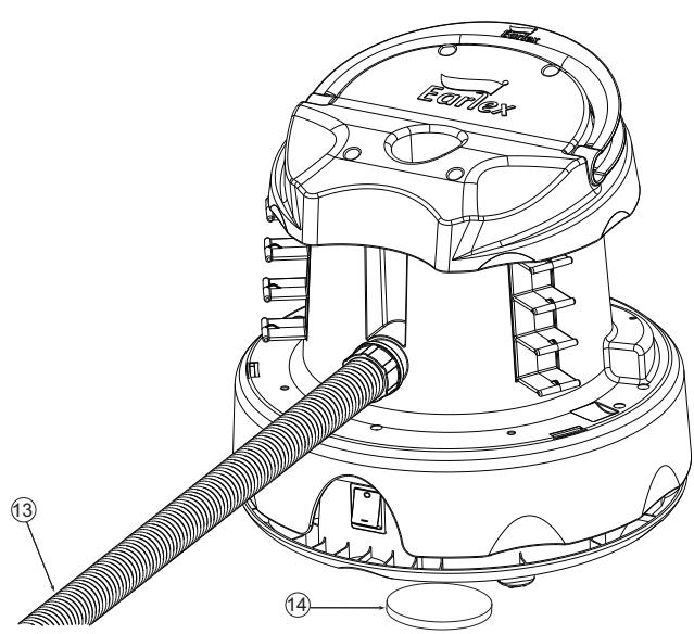 EARLEX HV3500 - EXPLODED PARTS VIEW - 5