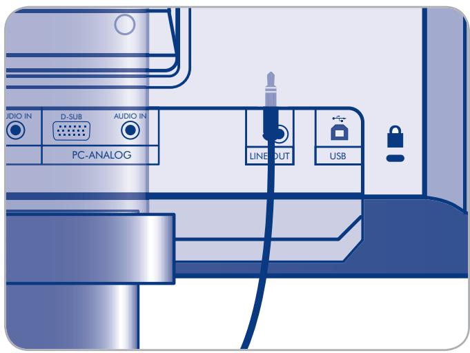 LACIE 324 LCD - Pour brancher les périphériques USB : - 1