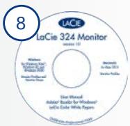 LACIE 324 LCD - Contenu du coffret - 9