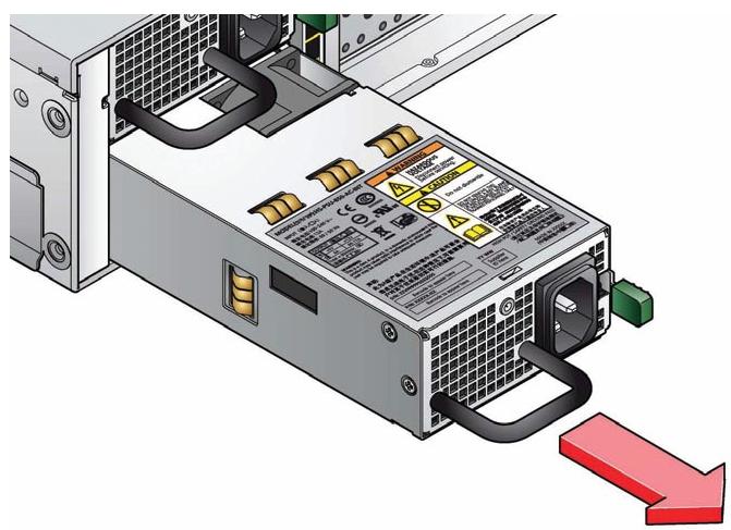 LACIE 12BIG RACK NETWORK - Désinstallation des blocs d'alimentation secteur - 2