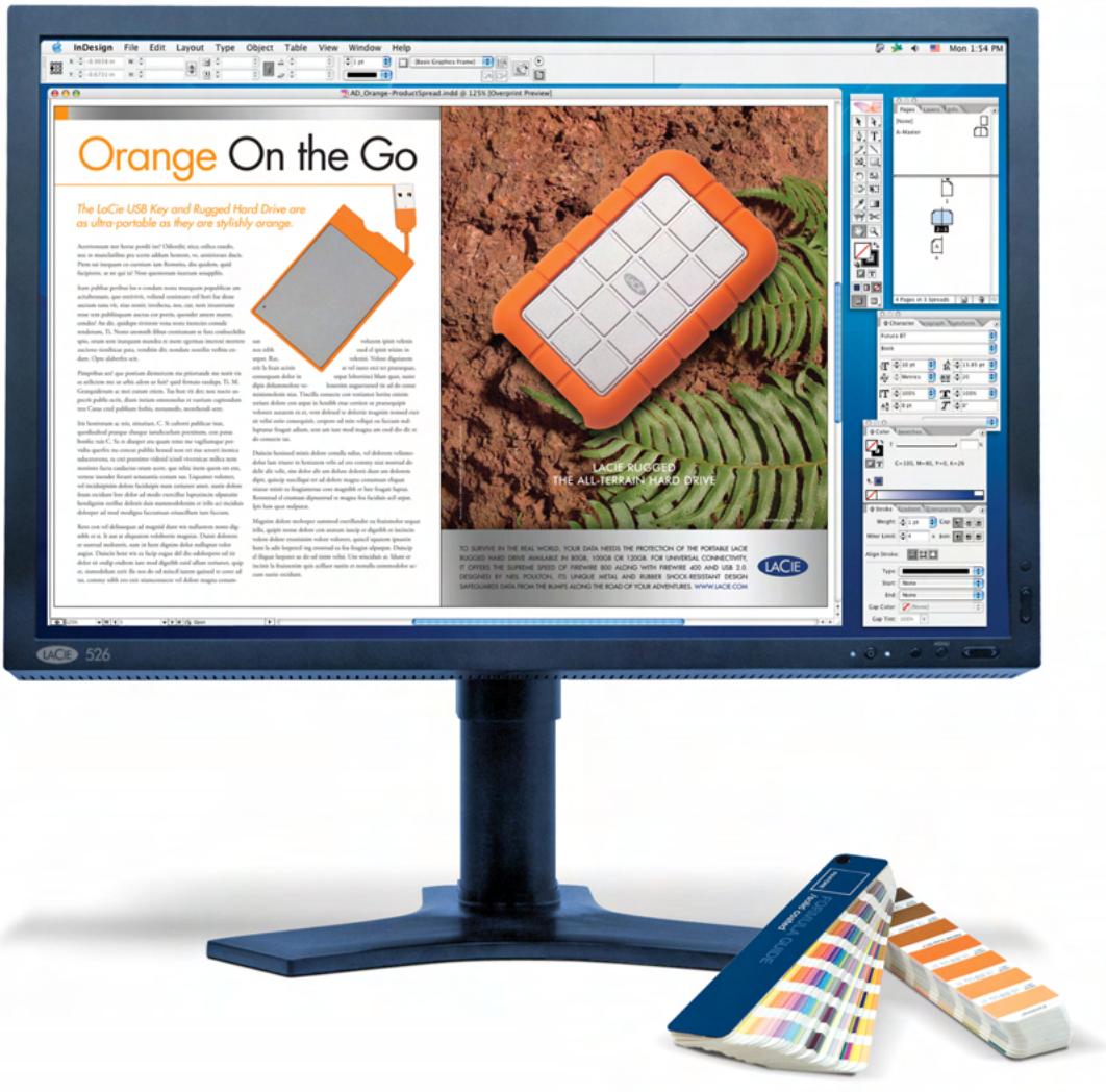 LACIE 724 LCD MONITOR HOOD CALIBRATION SOFTWARE - GARANTIR LA COHÉRENCE PENDANT TOUT LE PROCESSUS D'IMPRESSION - 1