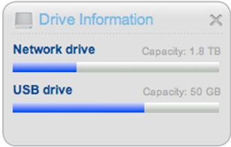 LACIE NETWORK SPACE MAX - Widgets personnisables - 2
