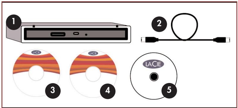 LACIE SLIM DVD±RW - Déballage du lacie slim dvd+-/rw drive - 1