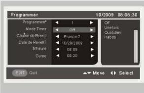 NESX NE-1617P - Programme n° (programmation n°) - 1