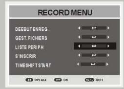 NESX NE-1617P - Sous menu gestion de disque. - 2