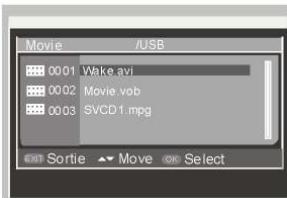 NESX NE-1617P - MENU LECTEUR VIDEO - 1