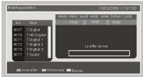 NESX NE-1617P - EPG GUIDE ELECTRONIQUE DE PROGRAMME - 1