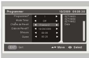 NESX NE-1617P - ModeTimer (périodicité de l'enregistrement). - 1