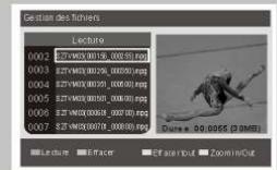 NESX NE-1617P - Sous menu gestion de disque. - 1