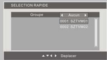NESX NE2510 - Modification du nom d'une chaîne - 1