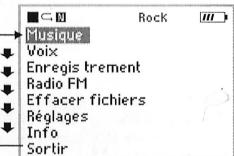ESSENTIELB BALADEUR MP3 HIT B - Acceder aux MENUS - 2