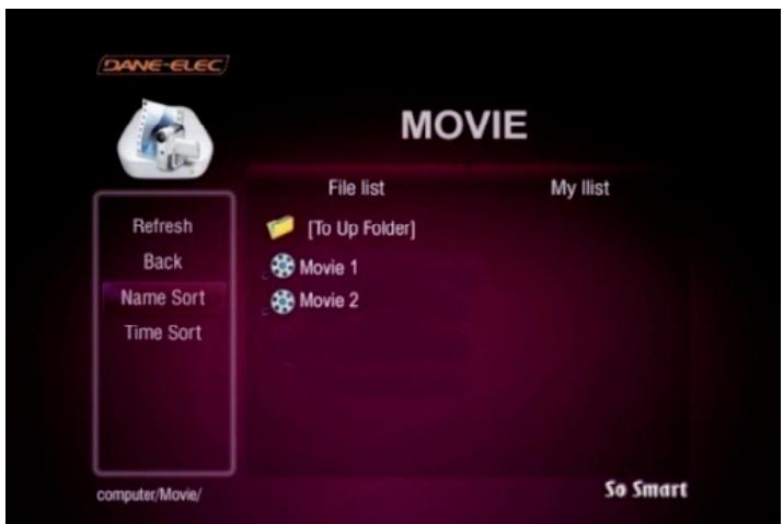 DANE-ELEC SO SMART - Using MY LIST for Media Playback - 2