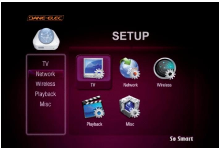 DANE-ELEC SO SMART - The SETUP Menu - 2