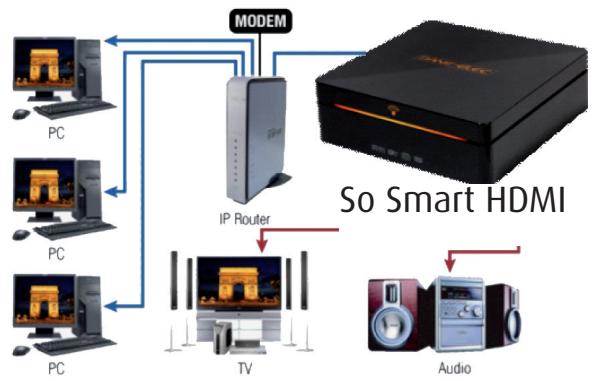 DANE-ELEC SO SMART - Wired (via 10/100 LAN, RJ45 port) Network Connections - 1