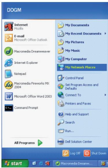DANE-ELEC SO SMART - Setting Network Sharing using Windows XP on your PC - 1