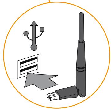 DANE-ELEC SO SMART PVR - USB 11N Antenna Connection : - 2