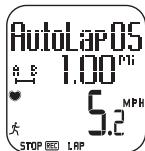 POLAR RS200SD - Storing lap and split time: - 2