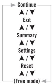 POLAR RS200SD - Changing settings during exercise: - 2