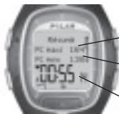 POLAR RS200SD - Arrêter l'exercice - 1