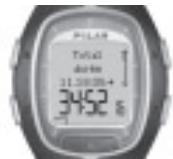 POLAR RS200SD - Consulter les valeurs cumulées - 1