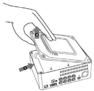 WE DIGITAL MULTIMEDIA PLAYER - Avant de monter le disque dur - 2