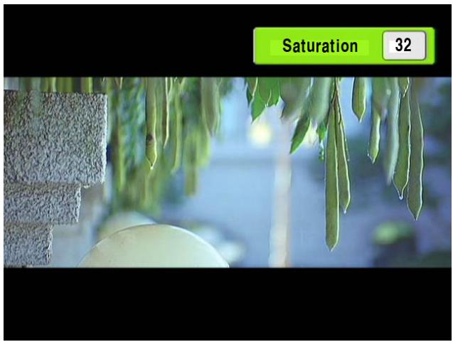 WE DIGITAL MULTIMEDIA PLAYER - Le bouton IMAGE : pour contrôler la luminosité, la saturation et le contraste de l'écran - 1