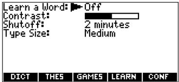 FRANKLIN MWD1470 - Changing the Settings - 1