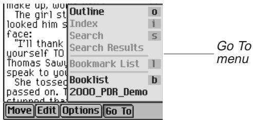 FRANKLIN EBM-900 - Go To Menu - 1