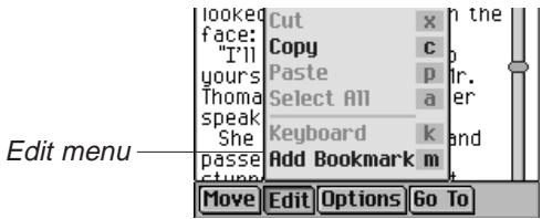 FRANKLIN EBM-900 - Edit Menu - 1