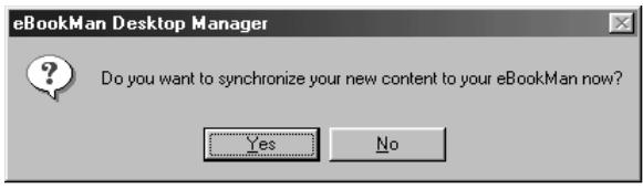 FRANKLIN EBM-900 - Synchronize the OS and Applications - 4
