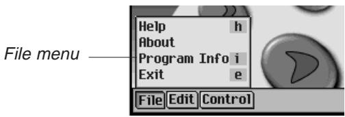 FRANKLIN EBM-900 - File Menu - 1