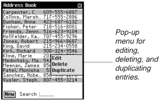 FRANKLIN EBM-900 - Editing Entries - 2