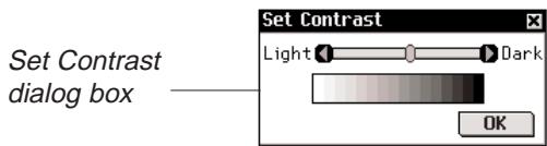 FRANKLIN EBM-900 - Setting Contrast - 1