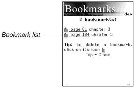 FRANKLIN EBM-900 - Using Bookmarks - 4