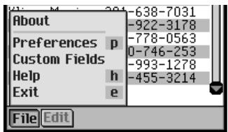 FRANKLIN EBM-900 - File Menu - 1