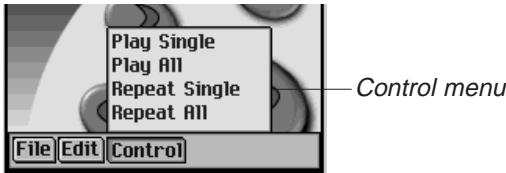 FRANKLIN EBM-900 - The Control Menu - 1