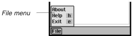 FRANKLIN EBM-900 - File Menu - 1