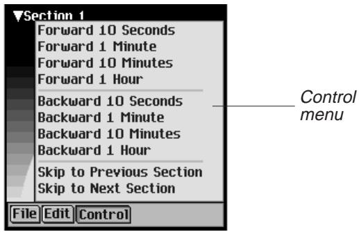 FRANKLIN EBM-900 - Control Menu - 1