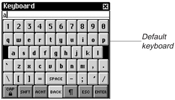FRANKLIN EBM-911 - Using the Onscreen Keyboard - 1
