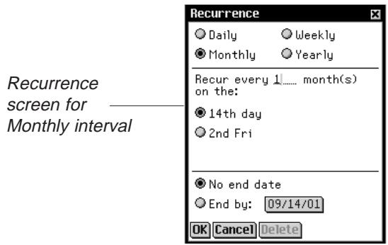 FRANKLIN EBM-911 - Monthly Recurrence - 1